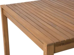 Gartentisch Akazienholz Hellbraun 180 X 90 Cm Sassari