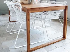Gartentisch Akazienholz Hellbraun 180 X 90 Cm Sassari