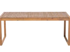 Gartentisch Akazienholz Hellbraun 180 X 90 Cm Sassari