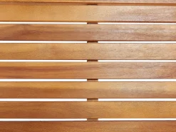 Gartentisch Akazienholz Hellbraun 160 / 220 X 100 Cm Ausziehbar Maui