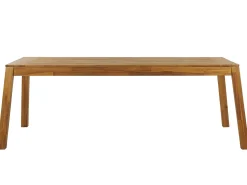 Gartentisch Akazienholz Hellbraun 210 X 90 Cm Livorno