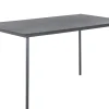 Gartentisch Aluminium Grau 140 X 80 Cm Mileto