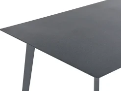 Gartentisch Aluminium Grau 140 X 80 Cm Mileto