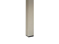 Gartentisch Aluminium Schwarz 180 X 90 Cm Vernio
