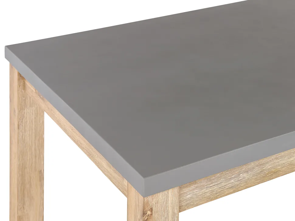 Gartentisch Beton / Akazienholz 180 X 90 Cm Ostuni