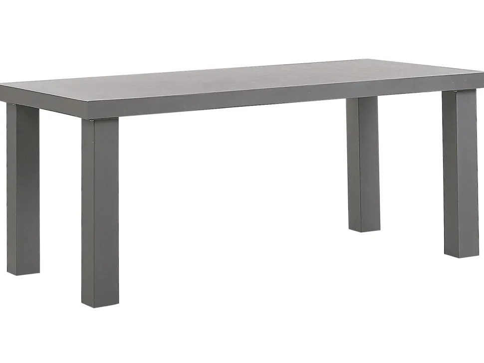 Gartentisch Beton Grau Matt 180 X 90 Cm Taranto