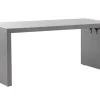 Gartentisch Beton Grau U-Form 180 X 90 Cm Taranto