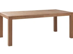 Gartentisch Eukalyptusholz Hellbraun 190 X 105 Cm Monsano