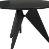 Gartentisch Keramikglas / Aluminium Schwarz 110 Cm Olmetto