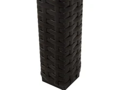 Gartentisch Rattan Dunkelbraun 220 X 100 Cm Italy