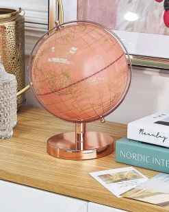 Globus Rosa Metallfus Metallic-Effekt 28 Cm Cabot