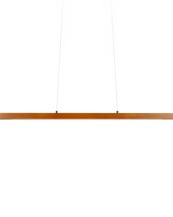 Hangeleuchte Eichenholz Braun Integriertes Led-Licht Dimmbar Stewarts