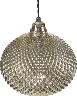 Hangeleuchte Glas Gold Tropfenform Madon