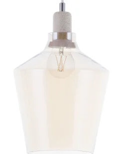 Hangeleuchte Glas Goldgelb Glockenform Santon