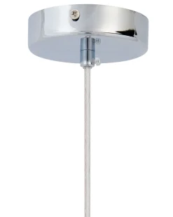Hangeleuchte Glas Silber Kugelform Sessera