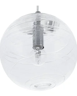 Hangeleuchte Glas Transparent Kugelform Mirna