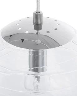Hangeleuchte Glas Transparent Kugelform Mirna