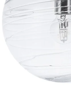 Hangeleuchte Glas Transparent Kugelform Mirna