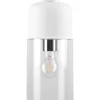 Hangeleuchte Glas Weis / Transparent Rund Purus
