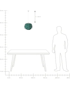 Hangeleuchte Grun Zapfenform Segre Klein