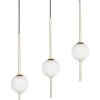 Hangeleuchte Led Metall Gold 3-Flammig Shannon