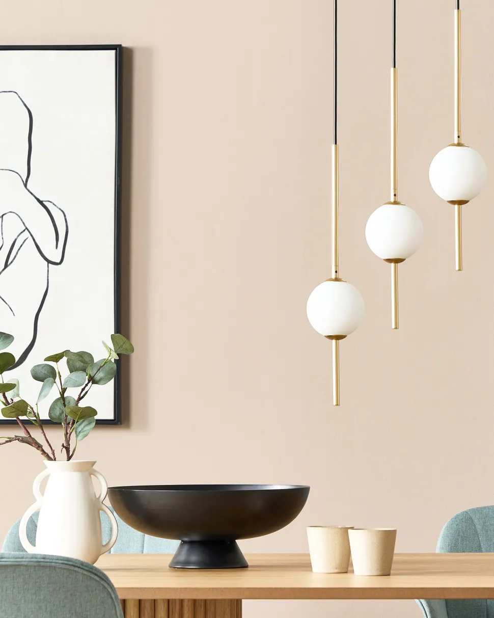 Hangeleuchte Led Metall Gold 3-Flammig Shannon