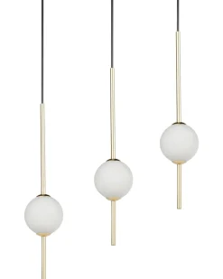 Hangeleuchte Led Metall Gold 3-Flammig Shannon