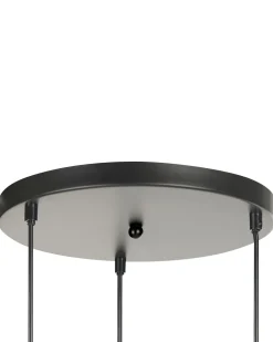 Hangeleuchte Led Metall Schwarz 3-Flammig Shannon