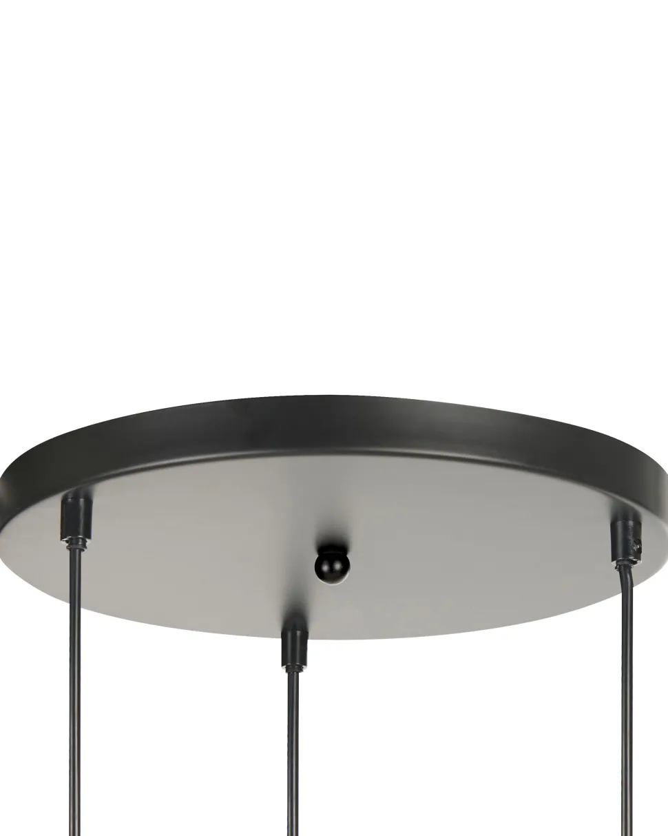 Hangeleuchte Led Metall Schwarz 3-Flammig Shannon