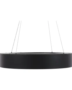 Hangeleuchte Led Schwarz Ringform Lenya