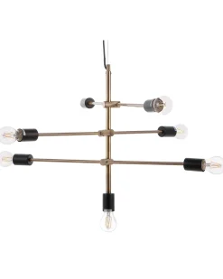 Hangeleuchte Messing 7-Flammig Cremera
