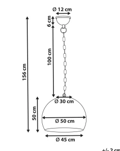 Hangeleuchte Metall Messing Kugelform Harangi