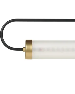 Hangeleuchte Metall Schwarz Integriertes Led-Licht Henry