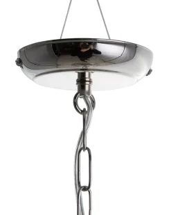Hangeleuchte Nickel Blumenmuster Kugelform Volta