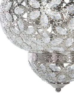 Hangeleuchte Nickel Blumenmuster Bandama