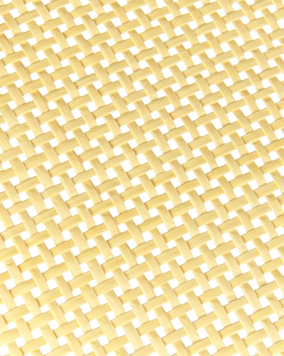 Hangeleuchte Papiergeflecht Naturlich / Schwarz Blutenform Meroo