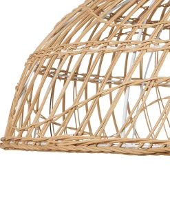 Hangeleuchte Rattan Naturlich Rund Ravine