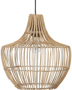 Hangeleuchte Rattan Naturlich Glockenform Mazowe