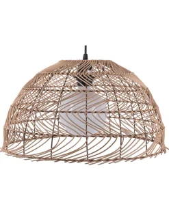 Hangeleuchte Rattan Naturlich Rund Selenge