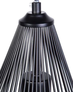 Hangeleuchte Schwarz Kegelform Conca