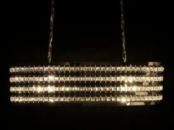 Hangeleuchte Silber 2-Flammig Oval Cavone