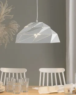 Hangeleuchte Weis Geometrisch Rubicon