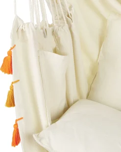 Hangesessel Aus Baumwolle Beige Varena
