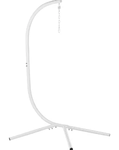 Hangesessel Mit Gestell 100 X 108 Cm Flechtseil Weis Adria