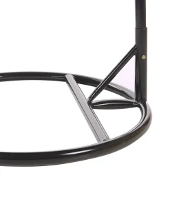 Hangesessel Mit Gestell O 97 Cm Rattan Grau Casoli
