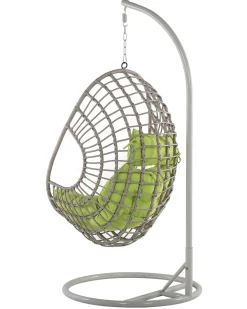 Hangesessel Mit Gestell O 96 Cm Rattan Taupe Arpino