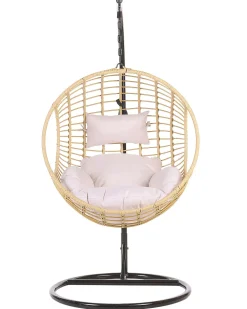 Hangesessel Mit Gestell O 97 Cm Rattan Naturlich Aspio