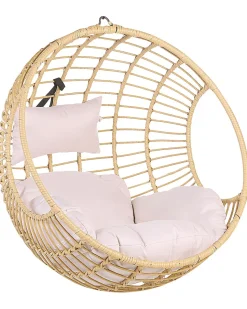 Hangesessel Mit Gestell O 97 Cm Rattan Naturlich Aspio