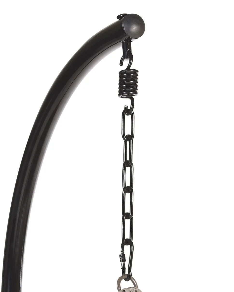 Hangesessel Mit Gestell O 97 Cm Rattan Grau Arsita