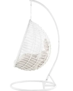 Hangesessel Mit Gestell O 106 Cm Rattan Weis Fano